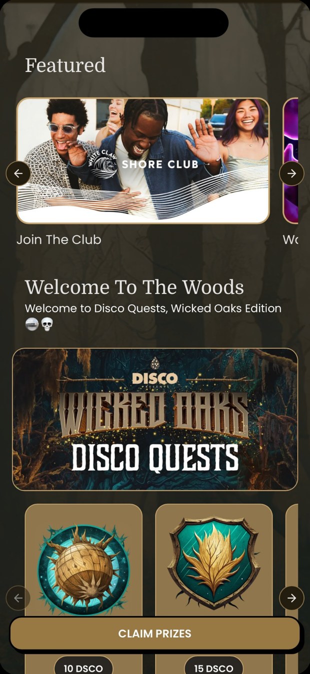 Sponsor Activations — real fan app
